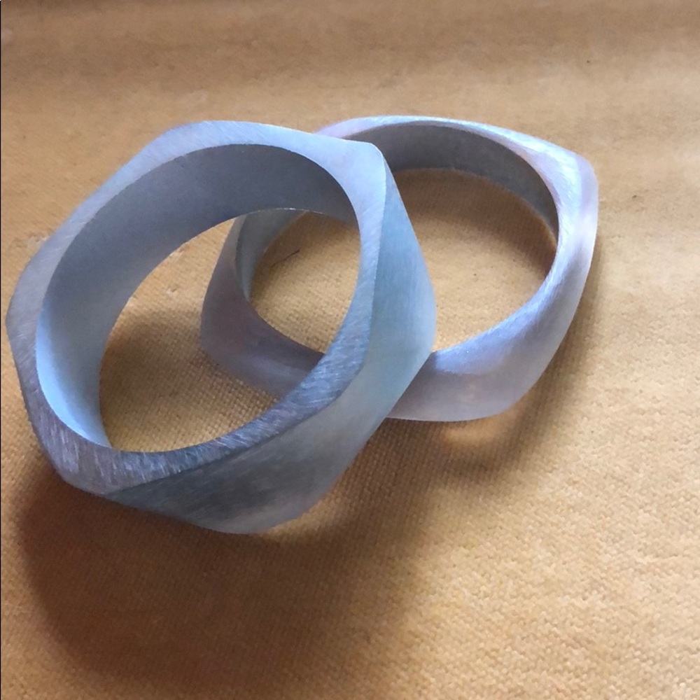 Matching set of bangles.